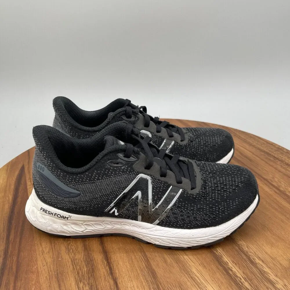 New Balance Fresh Foam X 880 V12 Kids Size 3 M Black Running Comfort Walking